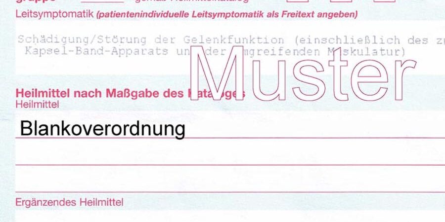 Blanko-Verordnung Muster