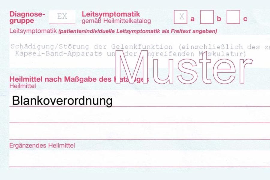 Blanko-Verordnung Muster